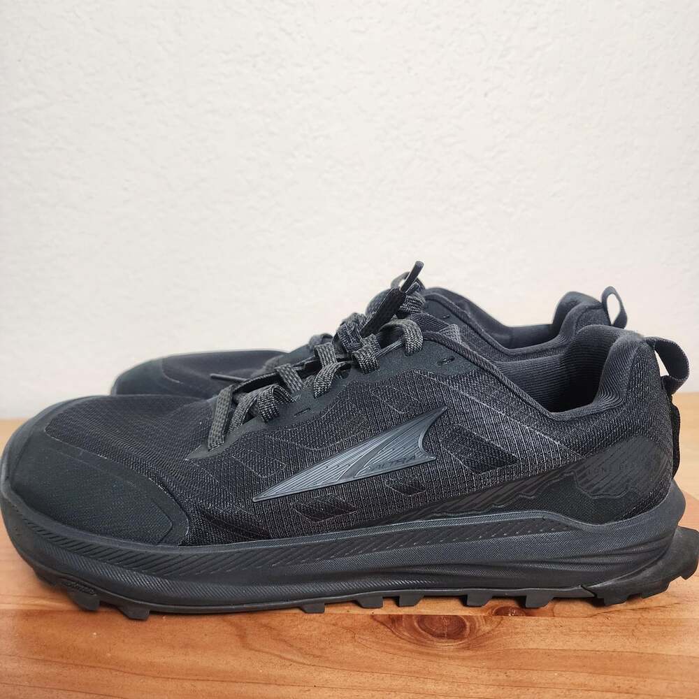 Altra Lone Peak 8 Shoes Mens Size 9 Black Trail Running MaxTrac AL0A85PG000 - Picture 7 of 15